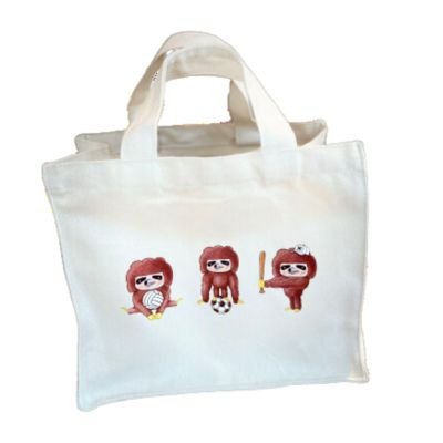 ◎ハンドメイド◎大きめオーダートートバッグ▶もちとん様 まもるんオリジナルトートバッグ | Bread Wonder Factory まもる